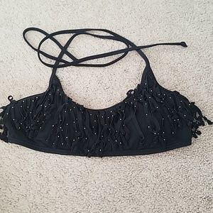 Black swim top